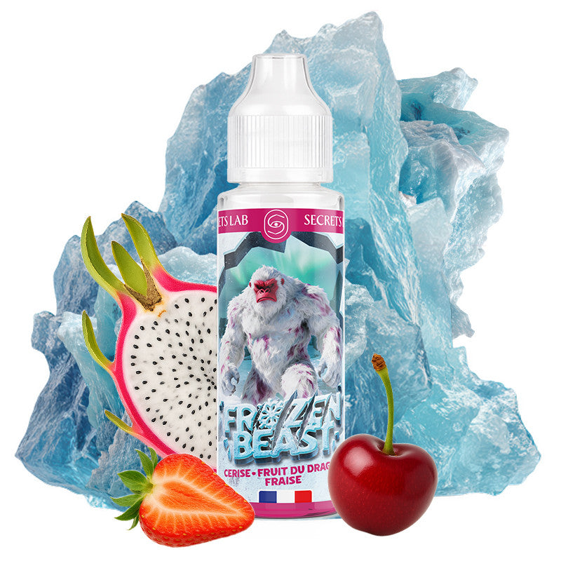 Liquide Cerise Fruit du Dragon Fraise 50ml Frozen Beast - Secret's LAb   VapCity