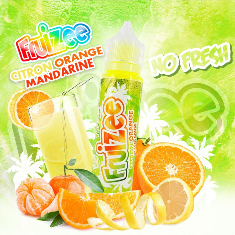 Citron Orange Mandarine 50ml - Fruizee No Fresh