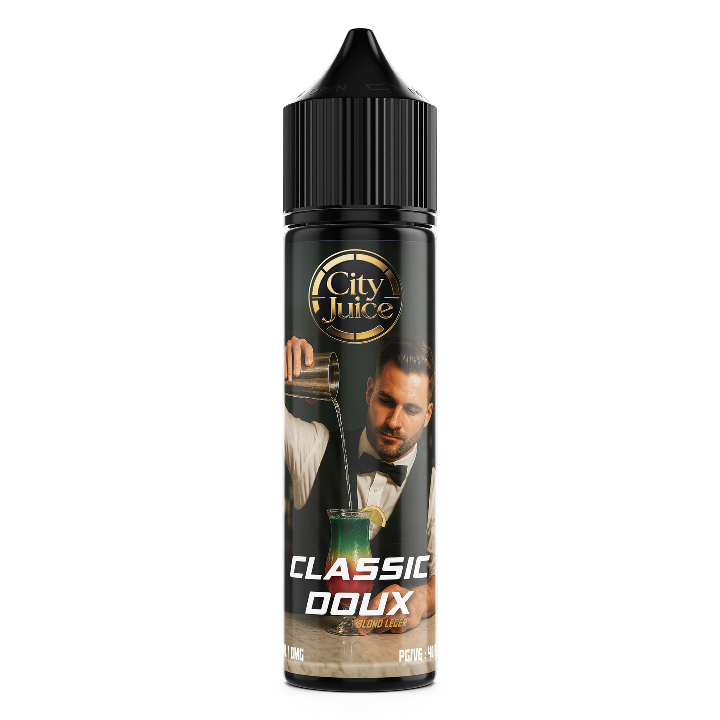 Liquide Classic Doux City Juice 50ml + Booster(s) 974