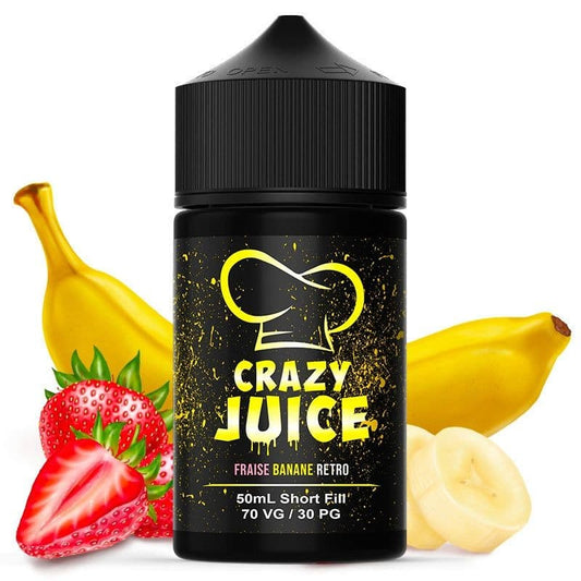 Liquide Crazy Juice ice Banane Retro Mukk Mukk