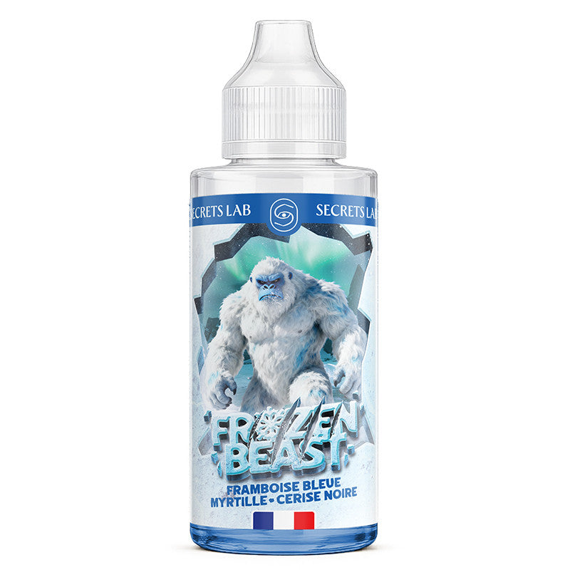 Liquide Framboise Bleue Myrtille Cerise Noire 100ml Frozen Beast - Secret's LAb