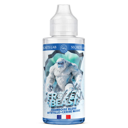 Liquide Framboise Bleue Myrtille Cerise Noire 100ml Frozen Beast - Secret's LAb