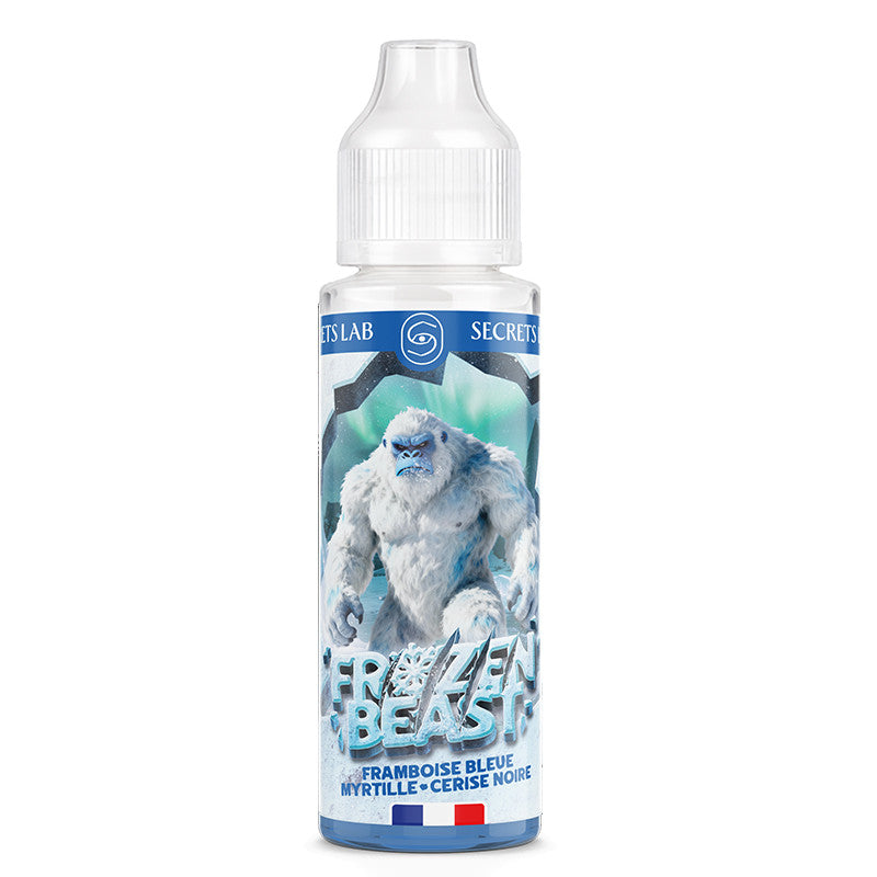 Liquide Framboise Bleue Myrtille Cerise Noire 50ml Frozen Beast - Secret's LAb