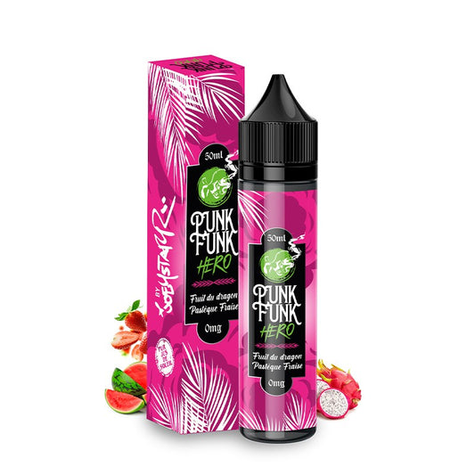 Liquide Fruit du Dragon Pasteque Fraise Punk Funk Hero par Joeystar