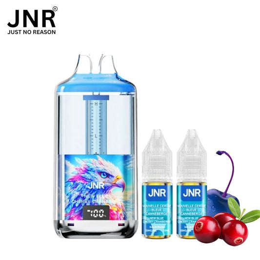 Kit New Blue Cherry Cranberry nouvlle cerise bleue canneberge 30K puffs 2x10ml - Falcon Gem + by JNR