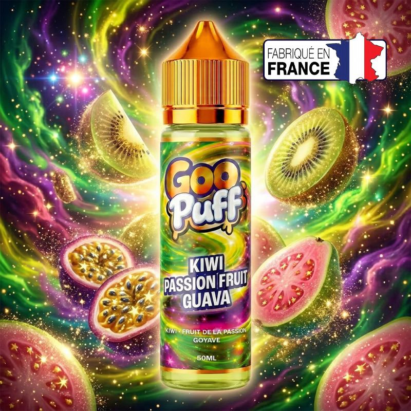Liquide Kiwi Passion Fruit Guava 50ml - Goo Puff 50/50