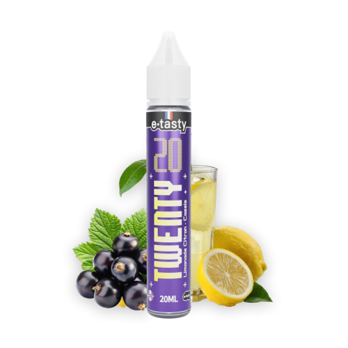 Liquide Twenty LIMONADE CITRON - CASSIS 20ML Par E-tasty