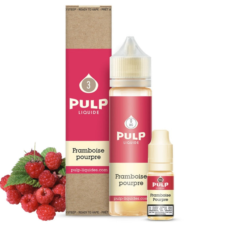 Pack Framboise Pourpre 60ml - Le Pod Liquide by Pulp