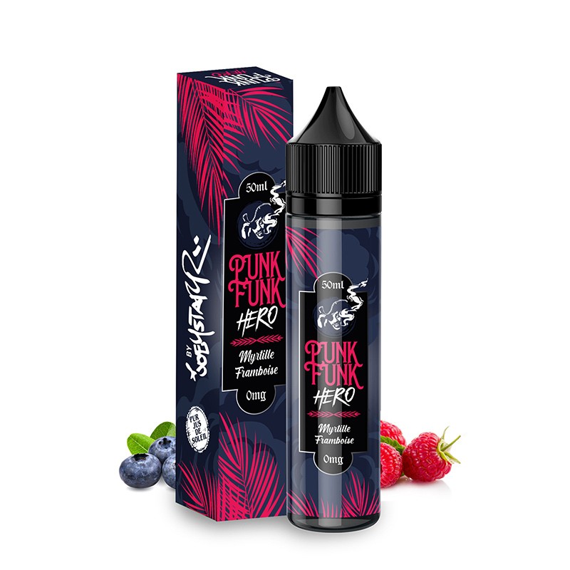 Liquide Myrtille Framboise Punk Funk Hero par Joeystar