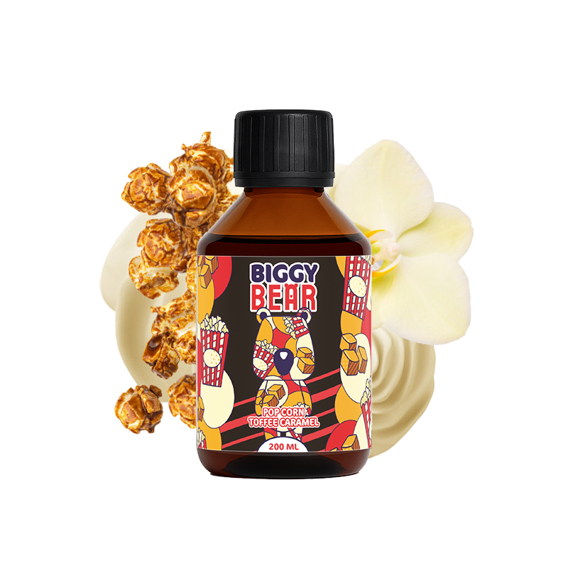 POP CORN TOFFEE CARAMEL 200ml - Biggy Bear