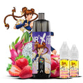 Shisha Plus Gold Mawashi (Fraise Fruit du dragon) 28K 20mg - JNR X FIGHTER FUEL
