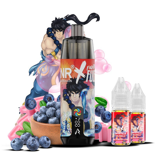 Shisha Plus Bubble Seiryuto (Myrtille Bubble) 28K 20mg - JNR X FIGHTER FUEL