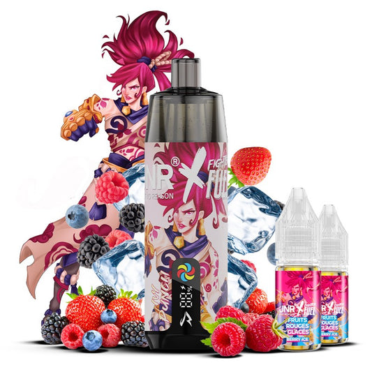 Shisha Plus Ivy Punch (Fruits rouges Glacés) 28K 20mg - JNR X FIGHTER FUEL