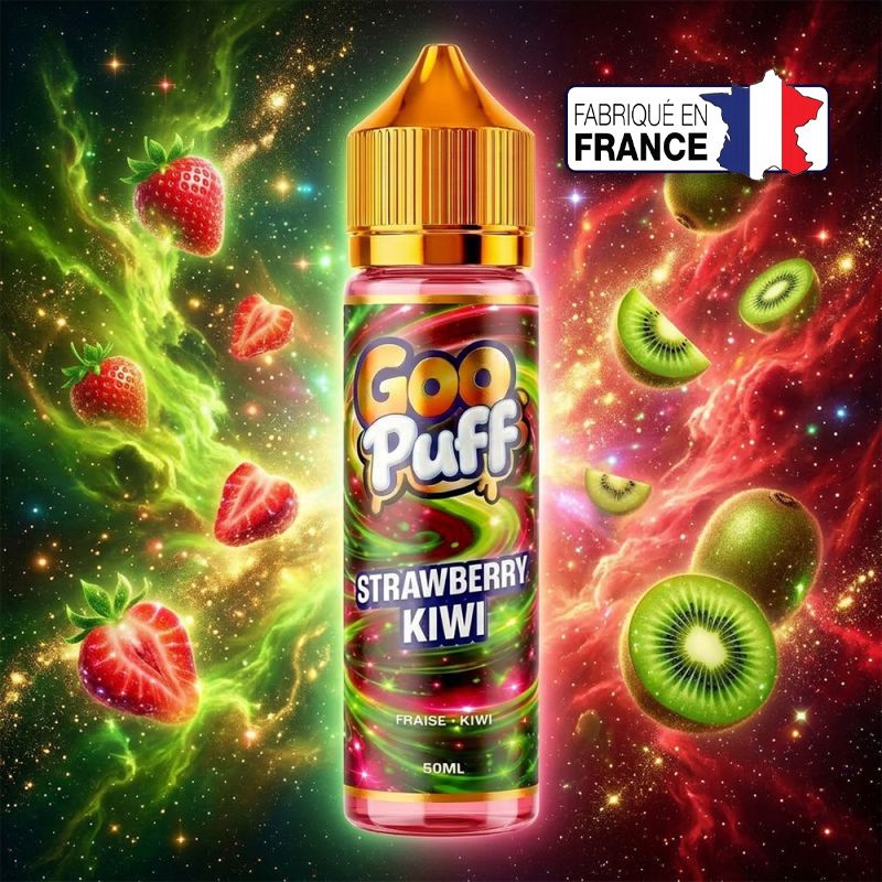 Liquide Strawberry Kiwi 50ml - Goo Puff 50/50