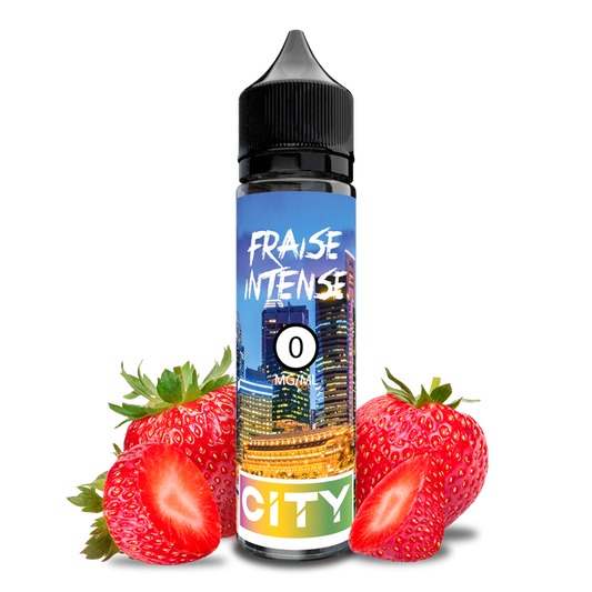 Liquide Fraise Intense 50ml CITY