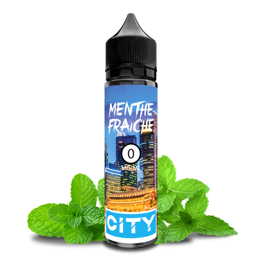 Liquide Menthe Fraiche 50ml CITY