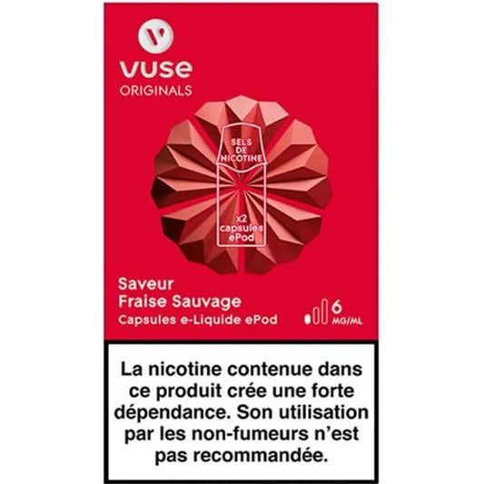 Cartouche 2 Capsules Fraise Sauvage Epod