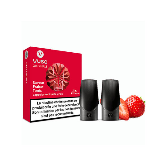 Cartouche 2 Capsules Fraise Tonic Epen 3