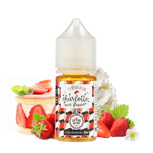 Arôme Charlotte Aux Fraises Le Coq Qui Vape