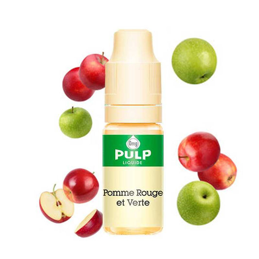 Liquide Pomme Rouge et Verte Nic Salt Pulp