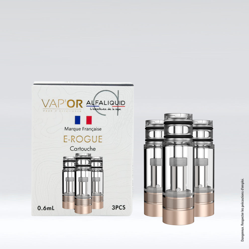 Lot de 3 cartouches Céramique 1,4 ohm pour E-rogue