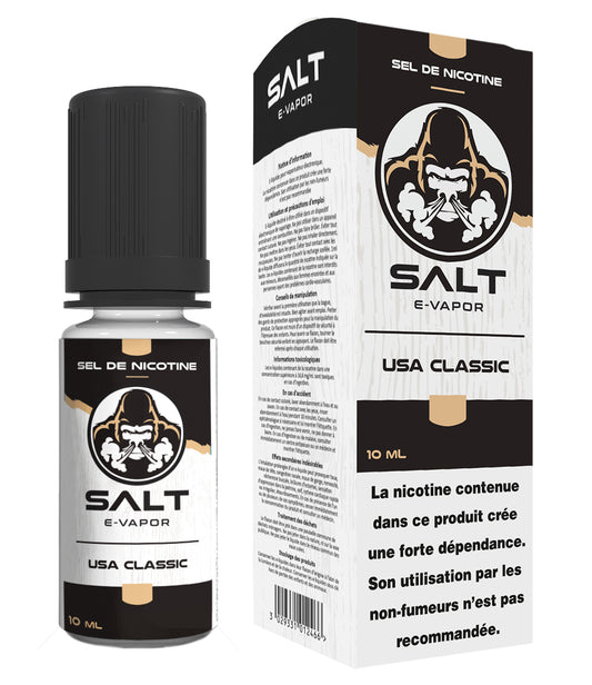 Liquide Usa Classic Salt E-Vapor Le French Liquide